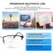 Shop Miryea Photochrome Progressive Multifocus Reading Glasses - Blue Light Blocking Black 2.5x - International Shipping Available! - Buy Online on GoSupps.com