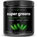 Super Greens Powder Premium Superfood | 20+ Organic Green Veggie Whole Foods | Wheat Grass, Spirulina, Chlorella & More | Antioxidant, Digestive Enzyme & Probiotic Blends | Vegan Juice Supplement