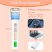 Nano Facial Mister with Skin Analyzer - Portable USB Rechargeable Sprayer for Face Moisturizing & Skin Care | Double Nozzle Cool Mist for Eyelash Extensions - Buy Online on GoSupps.com