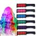Kyerivs Hair Chalk Comb 6 Pcs Temporary Washable Hair Coloring for Girls Kids Women Cosplay Halloween Carnival Birthday Party Gifts for Girls Boys