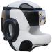 Farabi Sports U Shape Boxing Head Guard | S/M Black/White Headgear for Kickboxing & Martial Arts Training - Buy Online on GoSupps.com