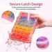 Zoksi Waterproof Pill Boxes 7 Day 4 Times a Day Weekly Pill Box Organiser Daily Tablet Organiser 4 Compartments Medicine Organiser with 28 Compartments for Medication & Vitamins (Pink) - Buy Online on GoSupps.com