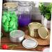 Sosoport 30pcs Mason Jar Lids Mason Jars Disc Glass Bottle Metal Mason Jar Lid Ball Jars Coffee Glass Storage Lids Canning Lid Cover Canning Jars Wide Mouth Canning Jar Lid CD Seal Tinplate Silver 7X7X0.2CM - Buy Online on GoSupps.com