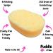 Bum Bum Cream Exfoliating Soap Sponge - 250g - Moisturising Shea Butter - Calm & Relaxing Scent - Vegan Friendly - Puddle of Wax - Made in The UK - Buy Online on GoSupps.com