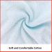 Baby Double Layer Cotton Soft Absorbent Drooling Bibs (Blue-Waterproof) - 7 Pack - Buy Online on GoSupps.com