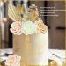 Lukinuo 21pcs Boho Cake Topper Decoration Acrylic Minimalist Art Lady Gold Face Cake Topper Vintage Artificial Rose Flowers Leaves Cake Topper D cor for Bohemian Birthday Wedding Bridal Baby Shower - Buy Online on GoSupps.com