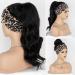 Glueless Natural Black Long Wavy Headband Wig | Heat Resistant Synthetic Half Wig 22 Inch for Women - Buy Online on GoSupps.com