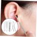Stainless Steel Ear Cleaning Tool Set - 2 Sets of 7 Pieces, Spring Silver Ear Picking Spoon and Scraper - Healeved Ear Care Kit - Buy Online on GoSupps.com