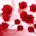 12 Piece Red Rose Flower Hair Clip Bridal Pins and Brooch Wedding Accessories for Women and Girls - Buy Online on GoSupps.com