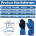 Sarfel Kids Snow Gloves - Waterproof Boys & Girls Ski Gloves | Royal Blue | Ages 7-10 - Buy Online on GoSupps.com