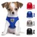 Los and dog's harness Small dogs cat dishes with a leash reflective soft padded dog dishes air-mesh breast dishes for puppies Small dog cats M (chest: 35-39cm) blue