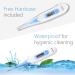 ADORIC Digital Waterproof Medical Thermometer - Fever Warning, Bright Blue White-Blue - Buy Online on GoSupps.com