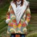 Shop Hanxiulin Oversized Plush Jacket - Warm Lined Fleece Sweater Coat for Women | Elegant Mint Green Winter Transition Jacket - Buy Online on GoSupps.com