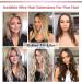 20 Dark Brown Invisible Wire Synthetic Hair Extensions for Women - Natural Wavy Style - Buy Online on GoSupps.com