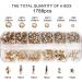 1788 Pieces Flatback Rhinestones for Crafts Nail Gems Gemstones Crystals Jewels Craft Glass Diamonds Stones Bling Bedazzler Kit with Tweezers and Picking Pen 12 Colors (Champagne) - Buy Online on GoSupps.com