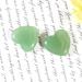 Soulful Healing Green Aventurine Crystal Heart Pocket Stones - 20mm (2pcs) for Reiki, Meditation, and Stress Relief - Buy Online on GoSupps.com