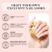 AIMEILI French Tip Nail Stamp Kit - 4PCS Clear Silicone Double-Headed Jelly Stamper for French Manicure DIY Nails - Buy Online on GoSupps.com