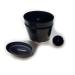 Empty Deodorant Containers - Twist-up Recyclable DIY Empty Deodorant OVAL Tubes Bottom-fill 2.0 Oz (5-Pack Black) 5 Count (Pack of 1) Black - Buy Online on GoSupps.com
