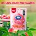 Amos 4D Gummy Peach Burst Peach Gummy Candies with Filled Hearts Natural Flavor Fruity Treats 65g Bag - Buy Online on GoSupps.com