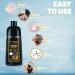 KAISASA Dark Brown 3-in-1 Hair Dye Shampoo for Gray Coverage - Herbal Ingredients - Women & Men - Semi-Permanent - Ammonia-Free (17.6 FL OZ) - Buy Online on GoSupps.com