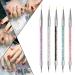 Mcduyant 5pc Nail Art Set: Polish Pens, Resin Palette, Holder, Mixing Palette, Brushes - Nail Design Kit - Buy Online on GoSupps.com