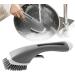 Fovolat Kitchen Cleaning Brush | Long Handle Soap Dispensing Automatic Cleaning Scrubber Add Detergent Reused Sink Cleaning Kitchen Cleaning Tools for Pan Grey - Buy Online on GoSupps.com