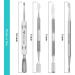 Cotton Candies Cuticle Pusher and Cutter Set Dead Skin Nail Cleaner Tools Professional Stainless Steel Cuticle Remover and Durable Pedicure Manicure Tools for Fingernails and Toenails.4 Pcs/Set - Buy Online on GoSupps.com