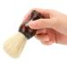 Beard-razor brush for barber light care cleaning brush with wooden handle versatile neck dust brush to remove hair breakage practical facial care tool for men