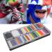 Professional Face Body Paint Kit - 12 Colors with Brushes | Safe Halloween Makeup Palette for Parties & Body Art - Buy Online on GoSupps.com