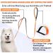Demigreat 1.5m/3m/5m Dog Drag Line - Robust Long Leash with Padded Handle for Small to Large Dogs | Training Leash in Orange - Buy Online on GoSupps.com
