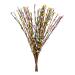 Pack of 6 Artificial Paster Pip Berry Sprays Easter Floral Picks Springtime Pip Berry Picks Stems for Spring Easter Crafts Floral Arrangement Wreath Decoration(Pink Yellow Green and Blue)