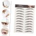 SKISUNO 9 Sheets Waterproof Eyebrow Stickers Artificial Eyebrow Temporary Brow Tattoos Eyebrow Trimming Tool - Buy Online on GoSupps.com