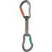 Fusion Climb 6-Pack Quickdraw Set with Techno Zoom Carabiners - Orange/Green - 11cm Length - Buy Online on GoSupps.com
