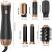 6-in-1 Blow Dryer Brush | Upgrade Curly Twist Hot Air Brush & Curling Iron | Negative Ion Travel Hair Styler - Buy Online on GoSupps.com