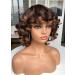 Curly Afro Short Wig with Bangs for Black Women - Daily Wear Kinky Curly Style in Black (430) - Buy Online on GoSupps.com
