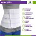 MARS WELLNESS Bariatric Abdominal Binder 2X-Large - 12 Panel Brace for Waist Sizes 46-62 - Unisex Plus Size Support - Buy Online on GoSupps.com