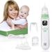 Rgdood Electric Nasal Aspirator for Baby with Music Soothing Function  Rechargeable Nose Sucker for Baby  Automatic Nose Suction with 3 Silicone Tips  Baby Snot Sucker with Adjustable Suction Levels