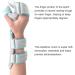 Hand Splint Functional Resting Wrist Support - Carpal Tunnel Tendinitis & Inflammation Brace Left L (7.1-9.1 Inch) - International Shipping Available - Buy Online on GoSupps.com