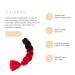 Gairyan Jumbo Braids Extensions - 100g 60cm Ombre Synthetic Braiding Hair for Box Crochet Braids (Black/Red) - Buy Online on GoSupps.com