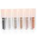 CANIGHT 6pcs Eye Shadow Set Liquid Eyeshadow Cosmetics Eyeshadow Korean Eye Glitter Bling Shadow Highlighter 1 count (Pack of 1) As Shown
