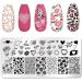Nail Art Stamping Kit - Valentine's Day Love Rose Image Plate for DIY Nail Decor - Buy Online on GoSupps.com