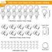 500Pcs Jewelry Making Kit: Fold Over Cord Ends Set with Lobster Claw Clasps, Jump Rings, and Cord Clamp Ends in Silver - DIY Jewelry Accessories - Buy Online on GoSupps.com