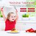 Toyandona 2pcs Baby Spoon Fork Set with Silicone Carrot Handle - Infant Training Cutlery - Red Feeding Set for Kids - Buy Online on GoSupps.com