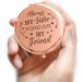 Sister Gifts: Rose Gold Compact Mirror - Perfect Birthday, Friendship, Valentine, Mother's Day or Thanksgiving Gift for Big/Little Sister - Buy Online on GoSupps.com