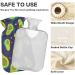 NAANLE Galaxy Avocado Hot Water Bottle 1L with Cover | Transparent Bed & Hand Heater for Pain Relief & Cold Therapy - Buy Online on GoSupps.com