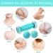 Premium Foot Massage Roller Set 3-Piece - Alleviate Sore Muscles with Innovative Foot Massage Device & Muscle Rollers - Buy Online on GoSupps.com