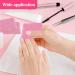 400 Lint Free Nail Wipes - Pink Nail Polish Remover Pads for Gel Nails & Eyelash Extensions | No Lint Nail Glue Wipes - Premium Nail Supplies - Buy Online on GoSupps.com