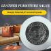 Premium 4oz Leather Furniture Salve & Brush | Restore & Protect Leather & Wood - Buy Online on GoSupps.com
