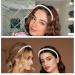 Pearl Headband Flexible White Pearl Headband with Faux Pearl Cute Pearl Headband for Girls Women Multipurpose Pearl Hair Accessories White Headband - Buy Online on GoSupps.com
