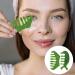 Minkissy Jade Scalp Massage Comb | Natural Wide Tooth Gua Sha Comb for Hair Growth & Antistatic Head Massage Device - Buy Online on GoSupps.com